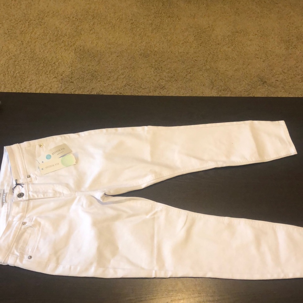 Pistola white capris